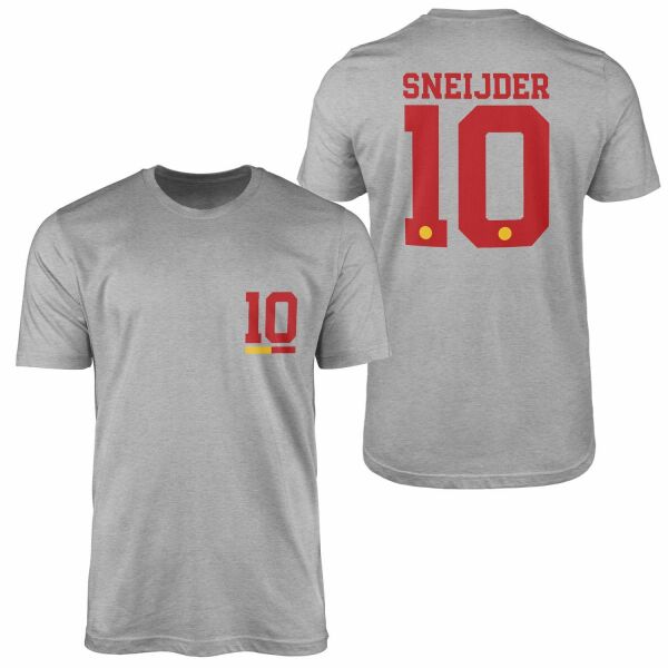 Wesley Sneijder Forma Tişört XXL - Gri