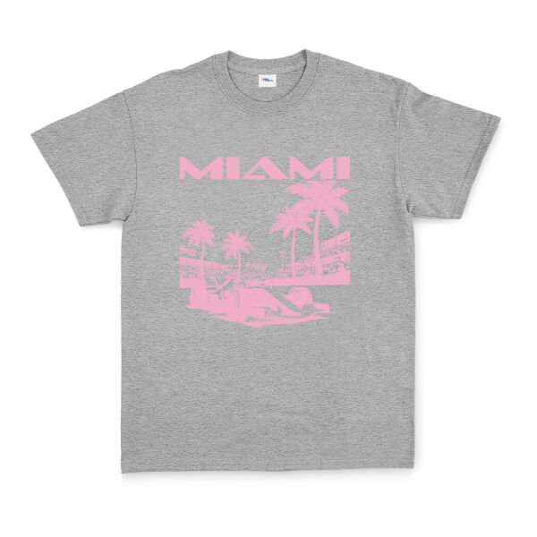 Miami Track Tişört XL - Gri