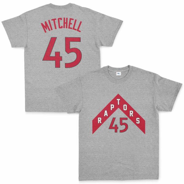 Davion Mitchell 45 Raptors Jersey Tişört XL - Gri