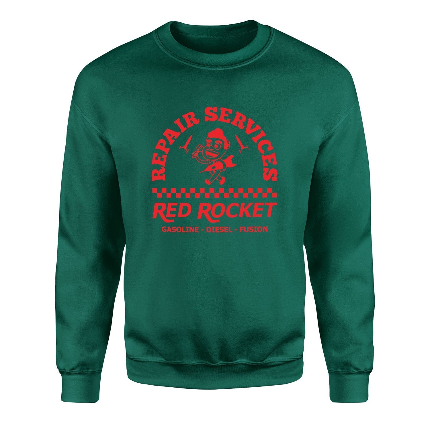 Red Rocket | Fallout Sweatshirt L - Nefti Yeşili