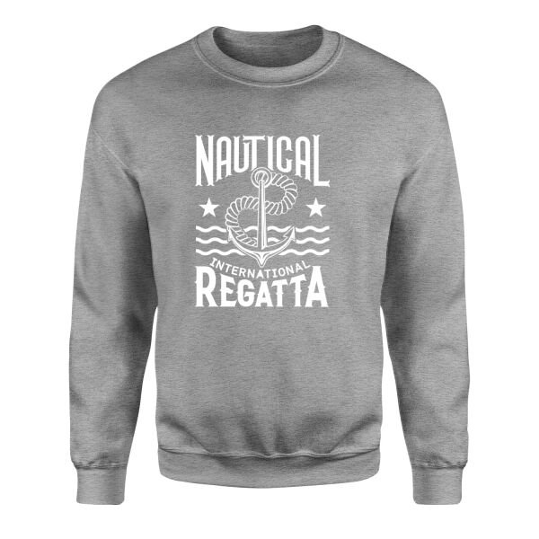 Nautical Regatta Sweatshirt L - Gri