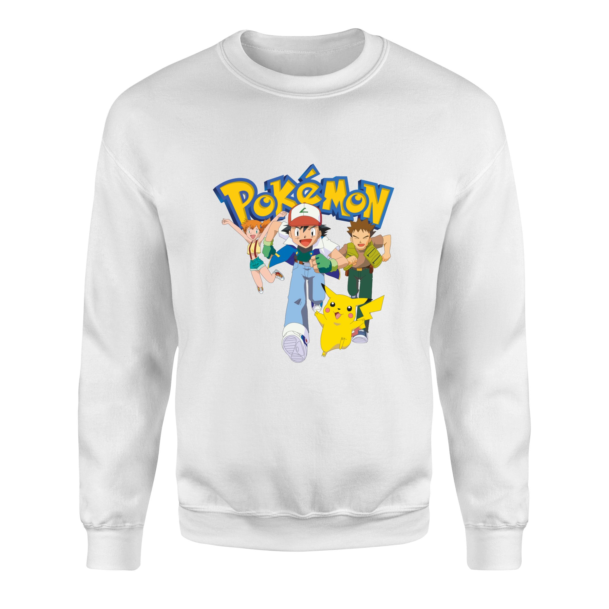 Pokemon Gotta Catch ’em All Sweatshirt L - Beyaz
