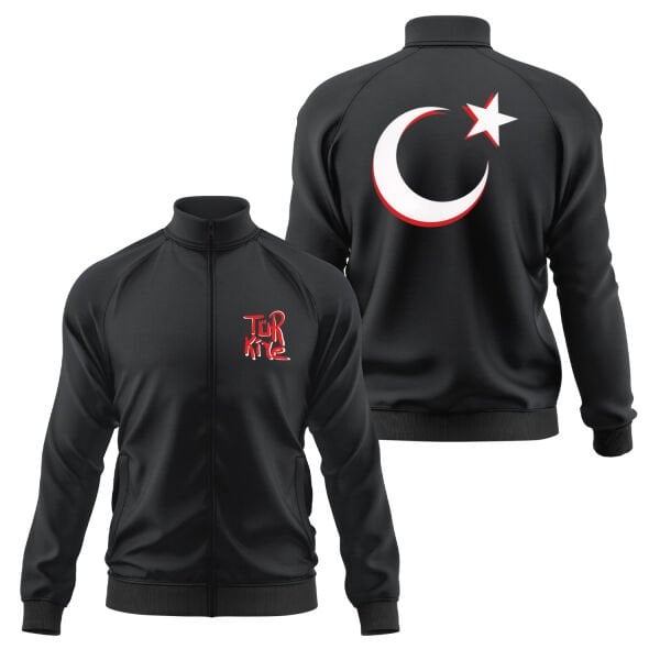Türkiye 2026 Graph Fermuarlı Sweatshirt