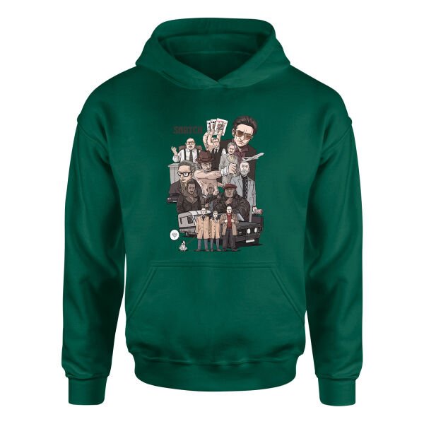 Snatch Movie Hoodie M - Nefti Yeşili