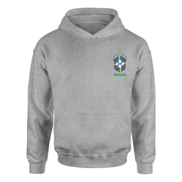 Brezilya Hoodie S - Gri