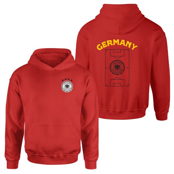 Almanya Dünya Kupası 2026 Hoodie S - Kırmızı