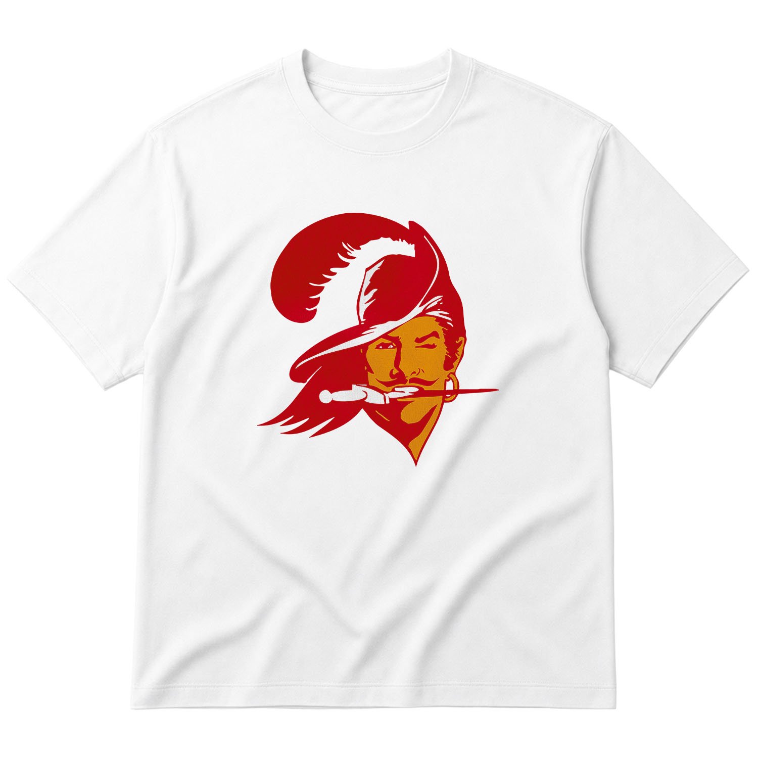 Bruce the Buccaneer Oversize Tişört M - Beyaz