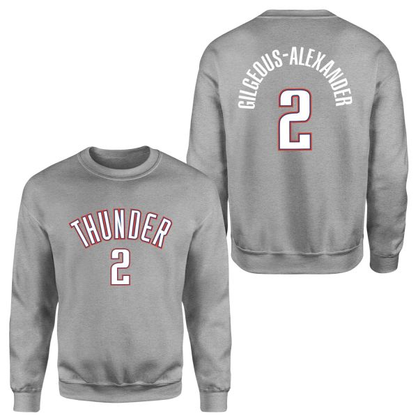 Shai Gilgeous-Alexander Oklahoma Forma Sweatshirt M - Gri
