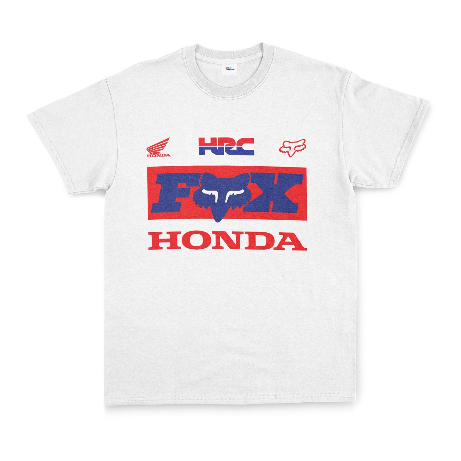 HONDA Racing x Fox Tişört M - Beyaz