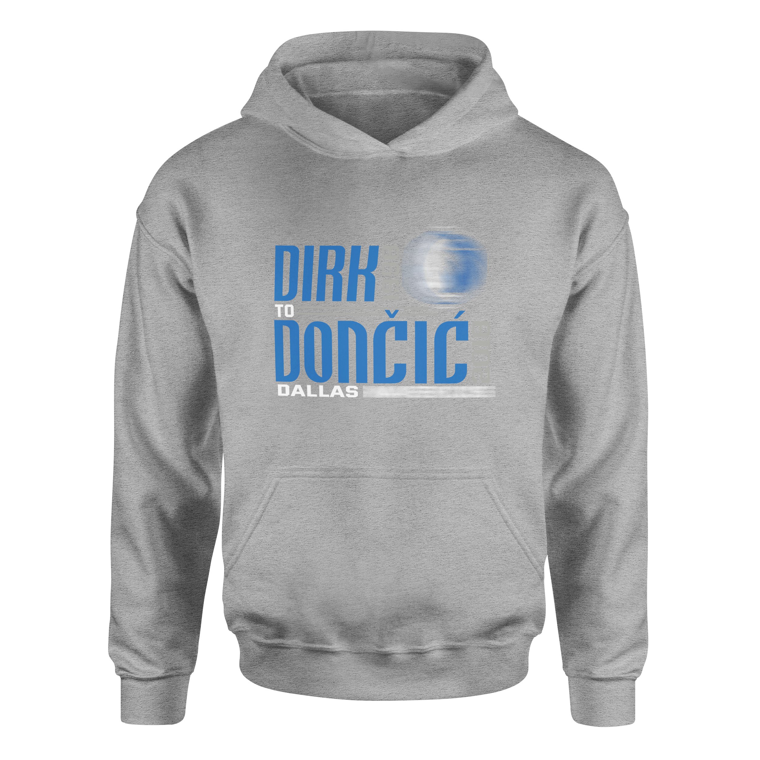 Dirk to Doncic 98-18 Hoodie L - Gri