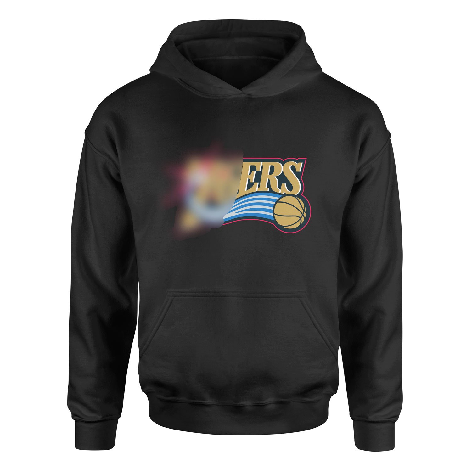 76ERS Hoodie XXL - Siyah