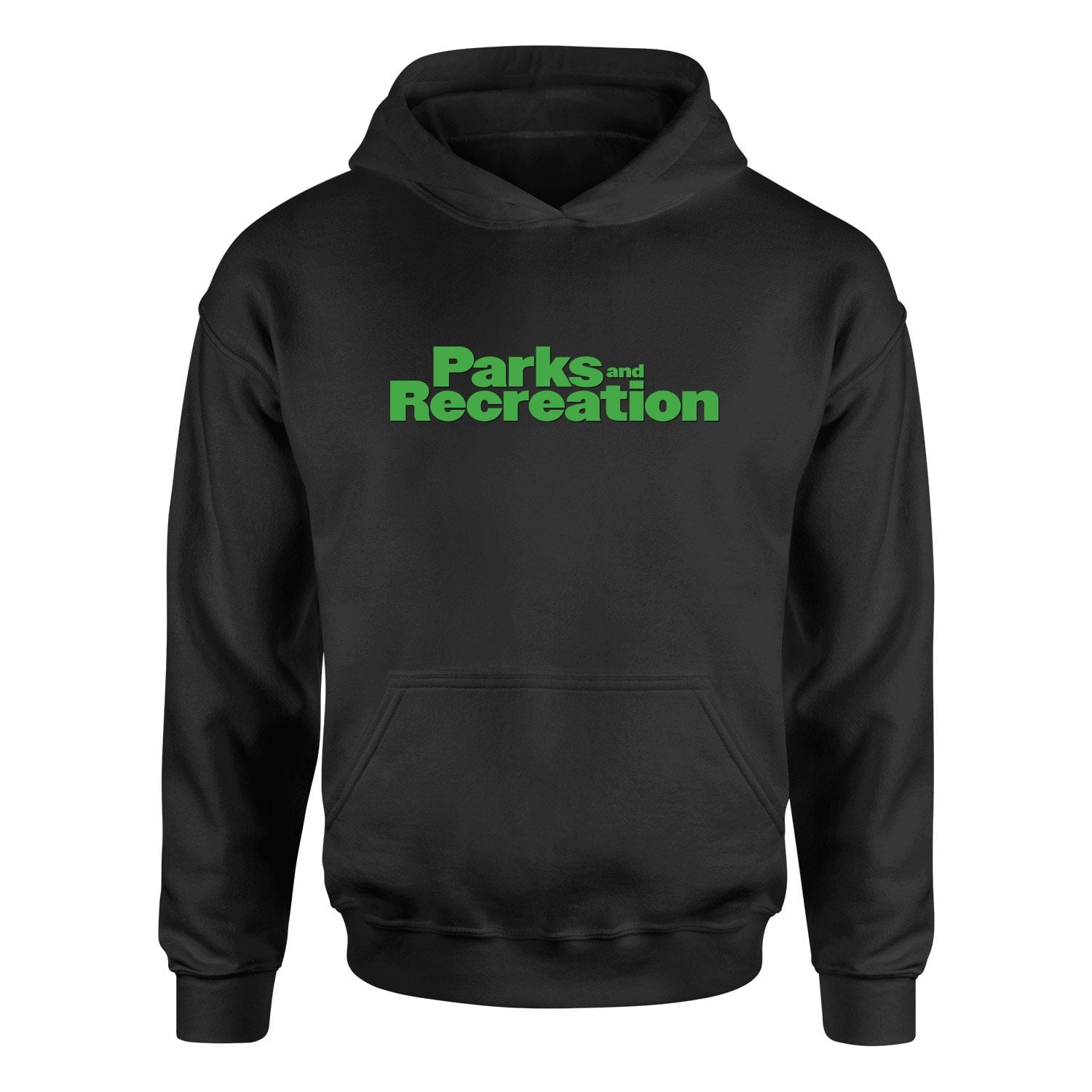 Parks and Recreation Hoodie S - Siyah