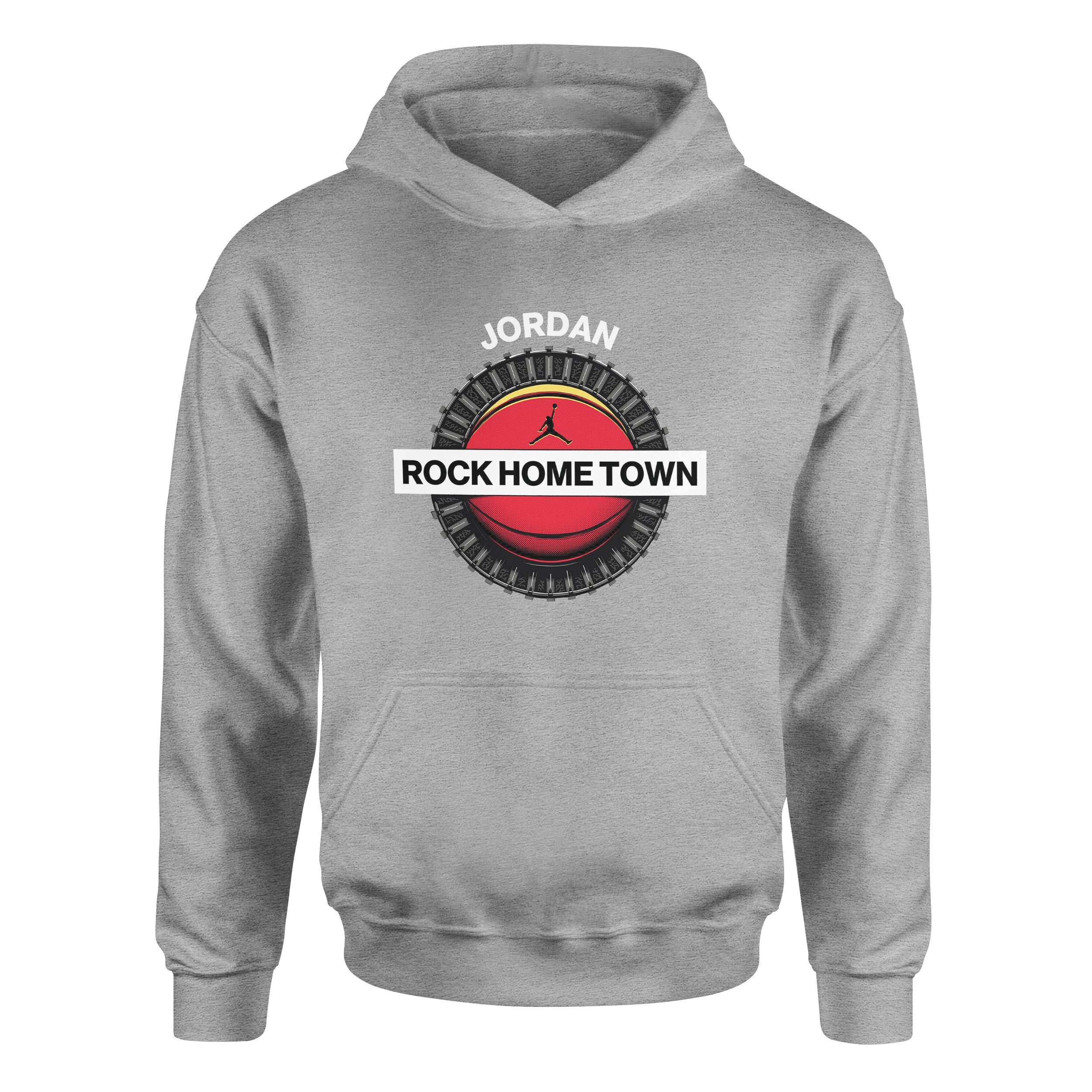 Air Jordan Rock Home Town Hoodie XXL - Gri