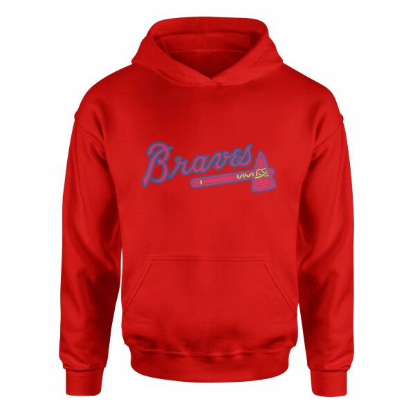 The Braves Hoodie XL - Kırmızı