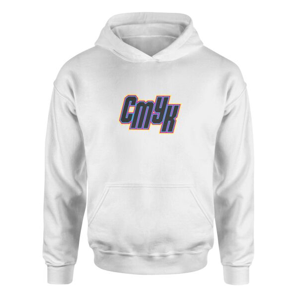 CMYK Hoodie M - Beyaz