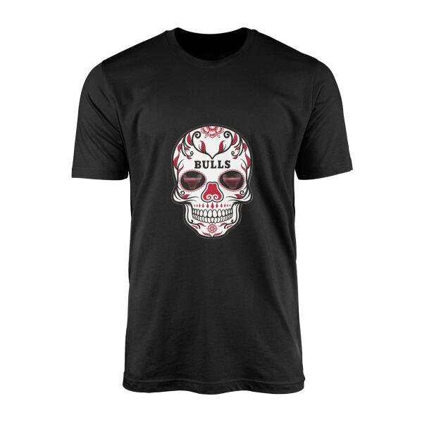 Bulls Skull Tişört XL - Siyah