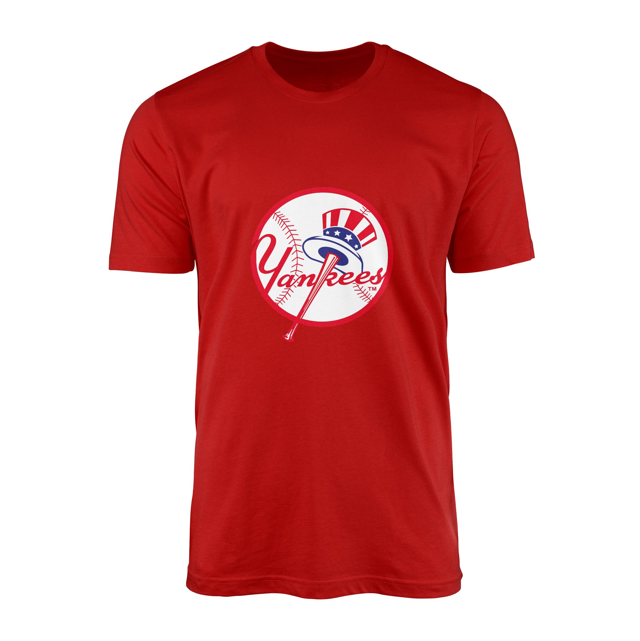 NY Yankees Uncle Sam Tişört S - Kırmızı