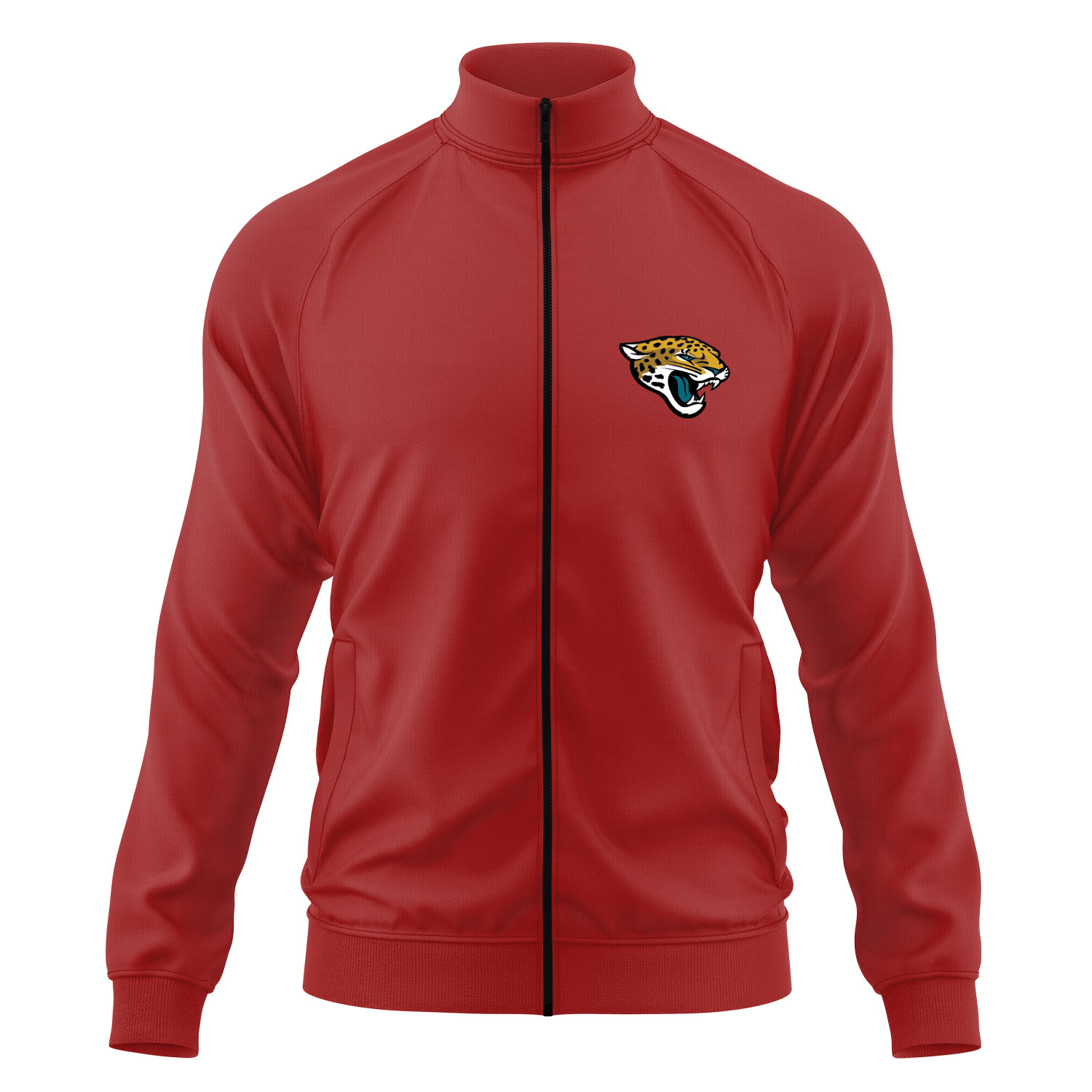 Jacksonville Jaguars Fermuarlı Sweatshirt L - Kırmızı