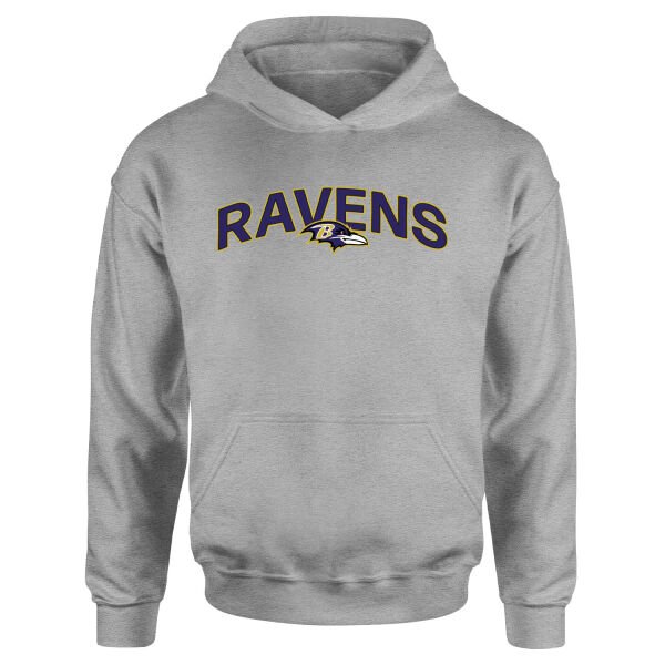 Ravens B Hoodie L - Gri