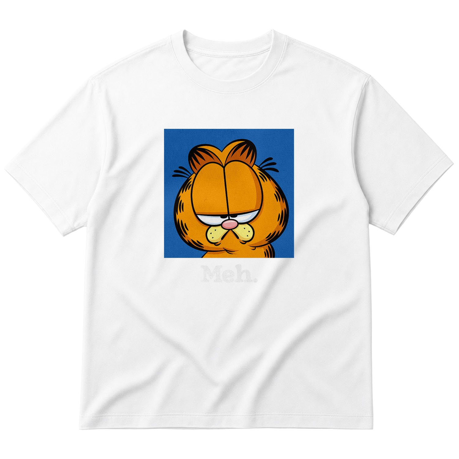 Garfield | meh. Oversize Tişört XL - Beyaz