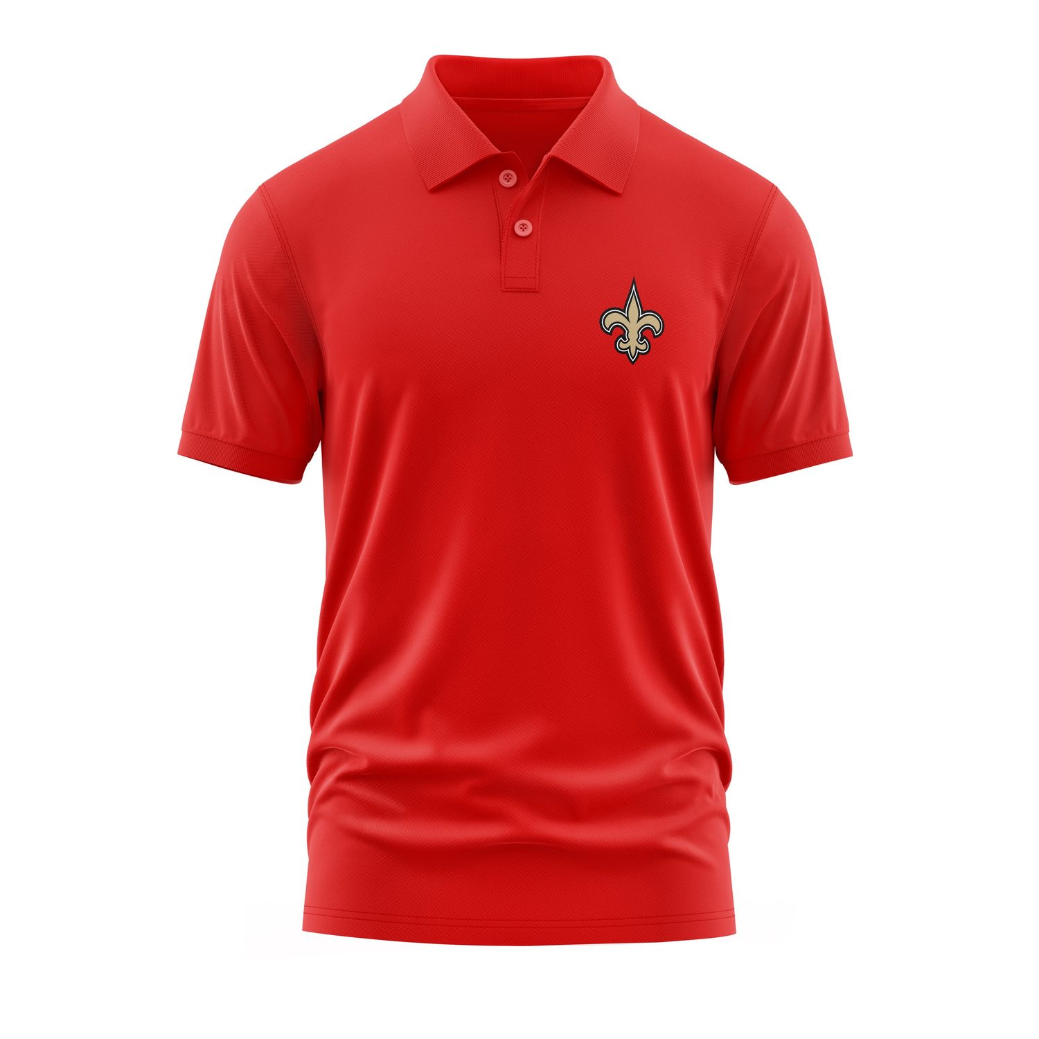 New Orleans Saints Polo Tişört S - Kırmızı