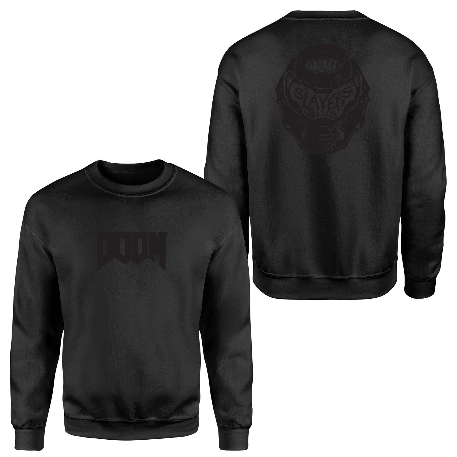 DOOM SLAYER Sweatshirt L - Siyah