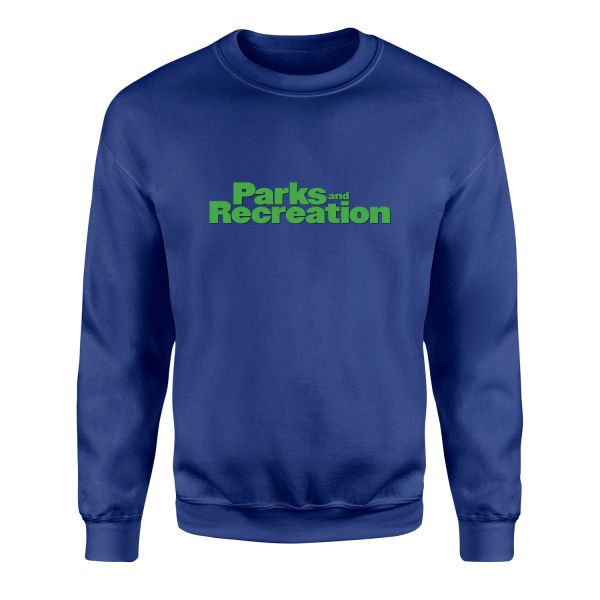 Parks and Recreation Sweatshirt M - İndigo Mavisi