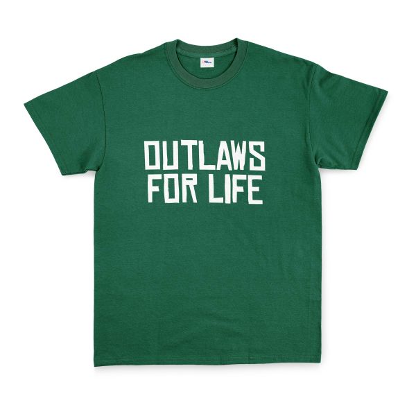 Outlaws For Life Tişört M - Nefti Yeşili