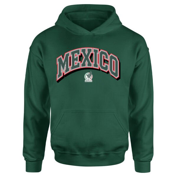 Meksika 2026 Varsity Hoodie XL - Nefti Yeşili