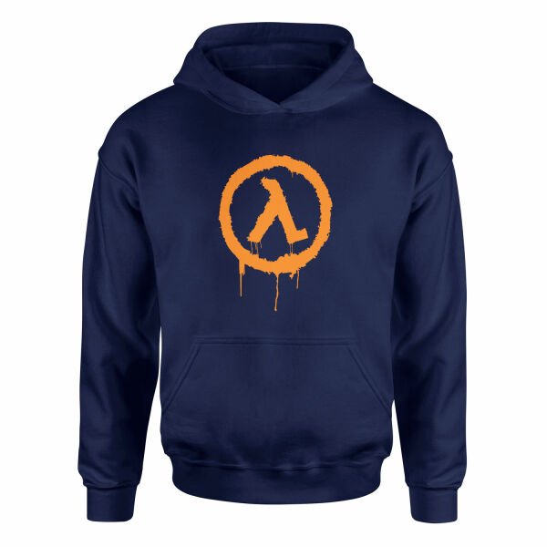 Half-Life Spray Hoodie S - İndigo Mavisi