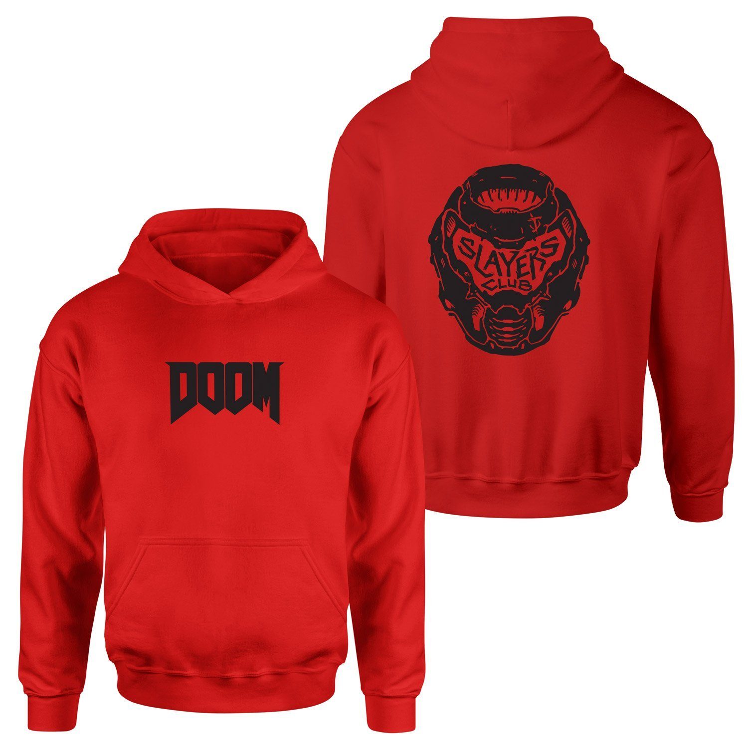 DOOM SLAYER Hoodie XXL - Kırmızı