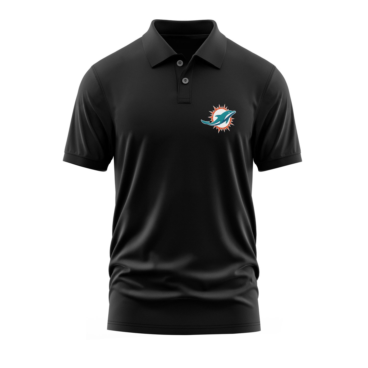 Miami Dolphins Polo Tişört S - Siyah
