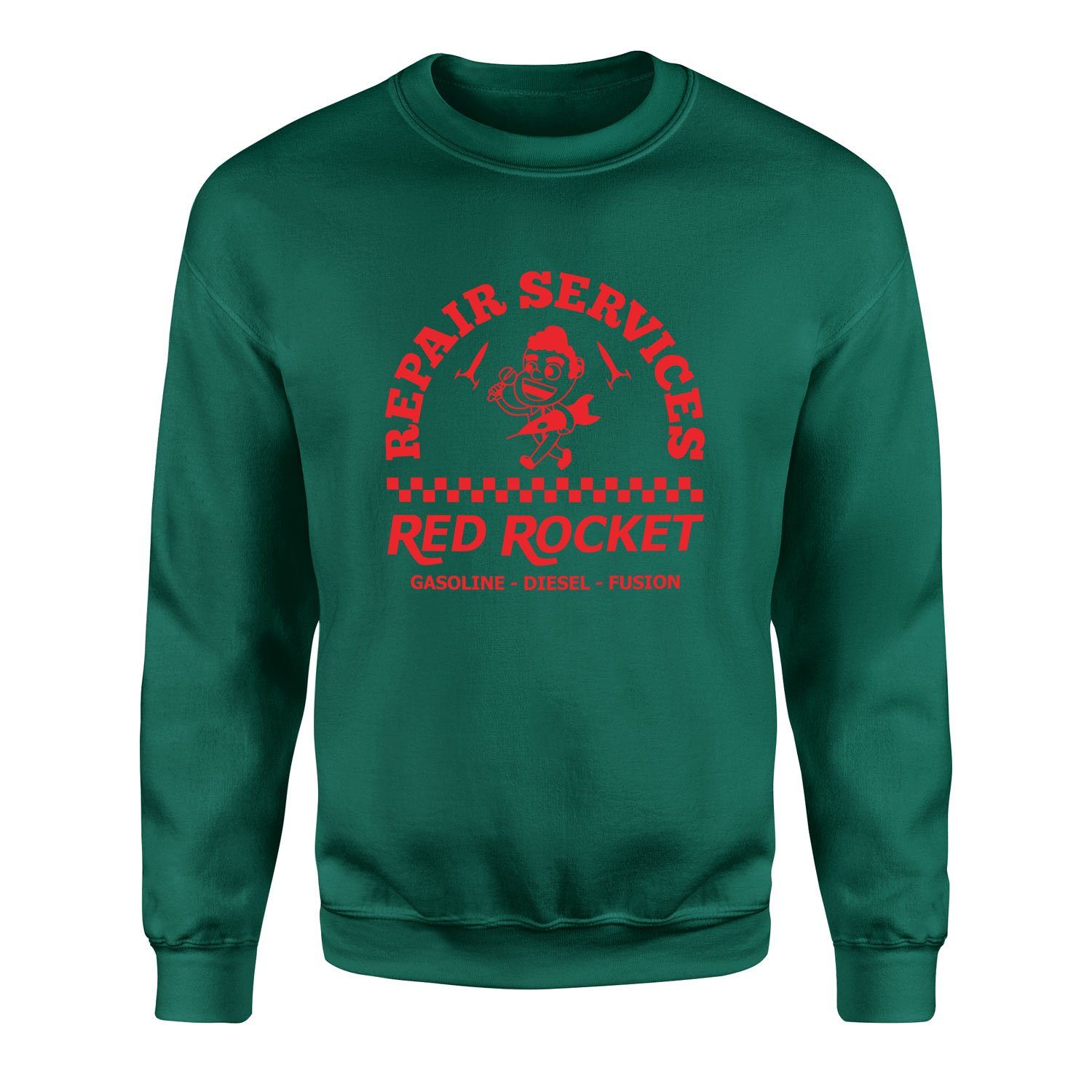 Red Rocket | Fallout Sweatshirt XL - Nefti Yeşili