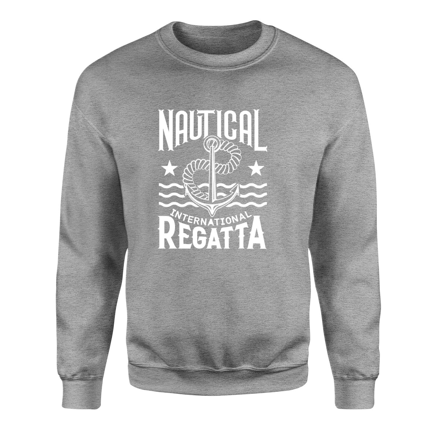 Nautical Regatta Sweatshirt XXL - Gri