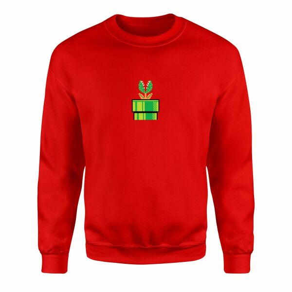 Super Mario Sweatshirt L - Kırmızı