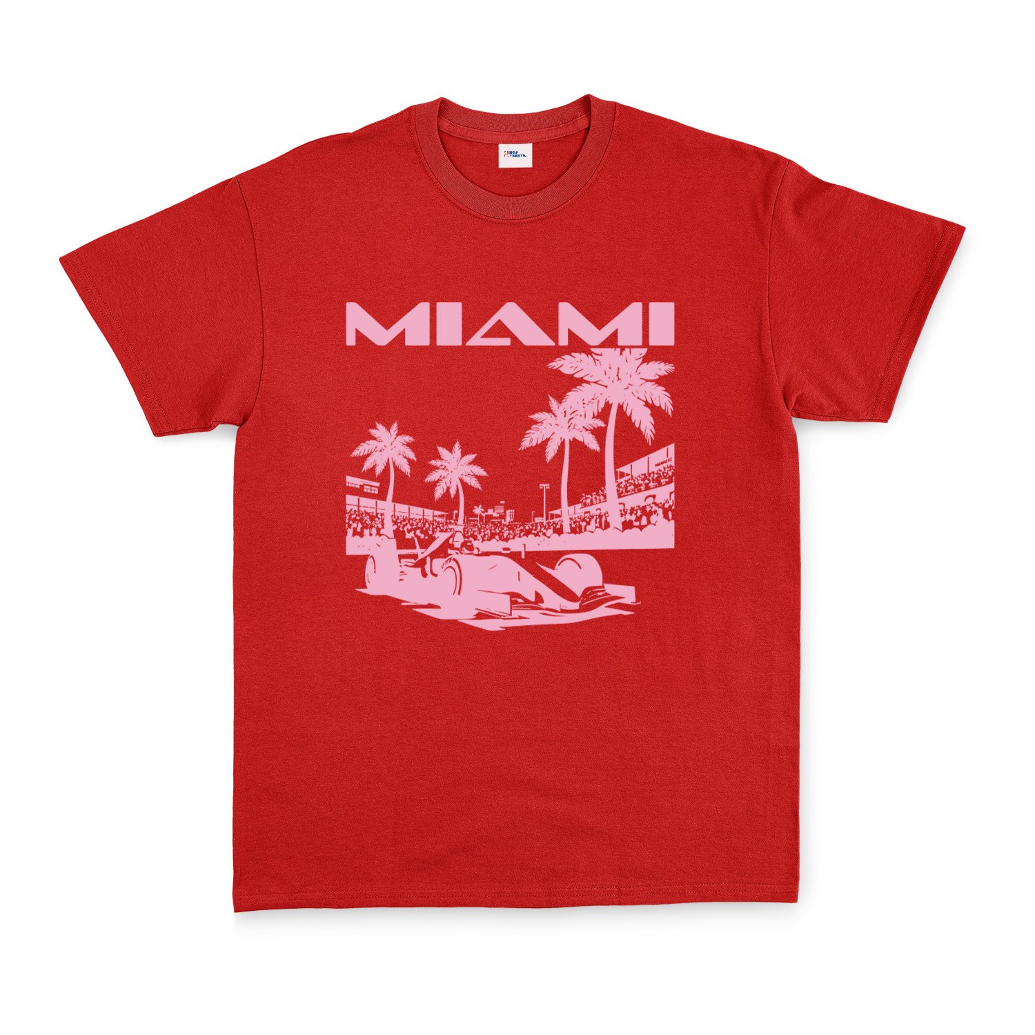 Miami Track Tişört S - Kırmızı