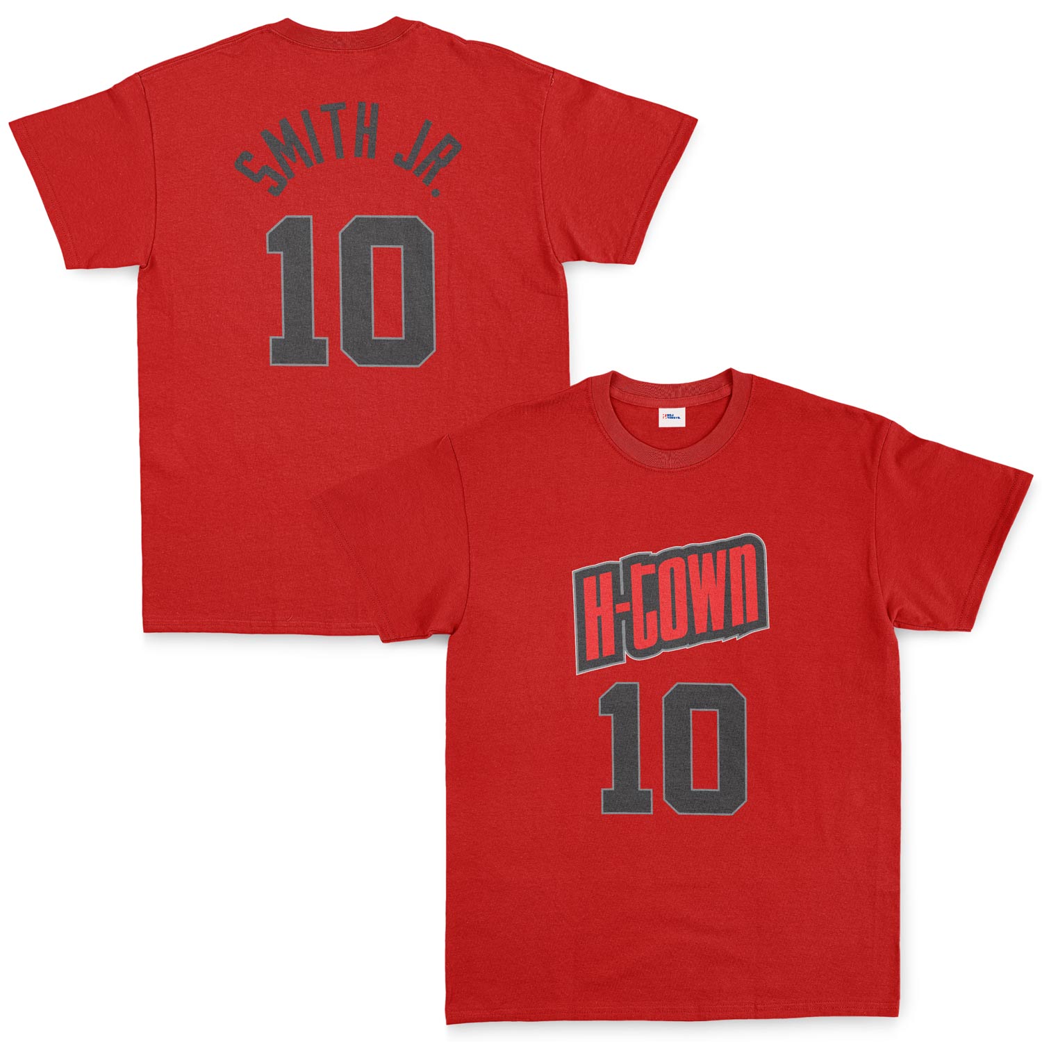 Jabari Smith Jr. 10 City Edition Forma Tişört XXL - Kırmızı