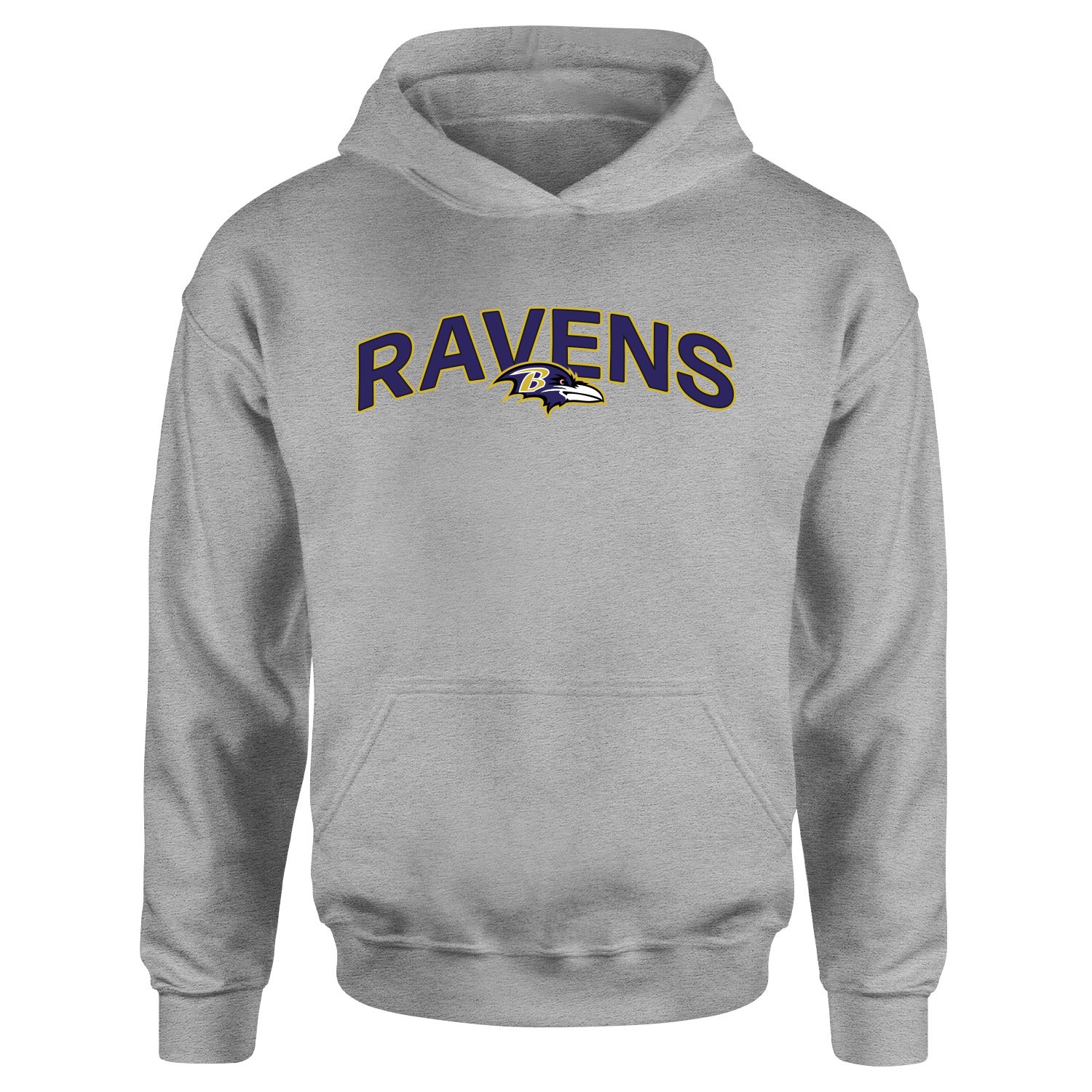 Ravens B Hoodie XXL - Gri