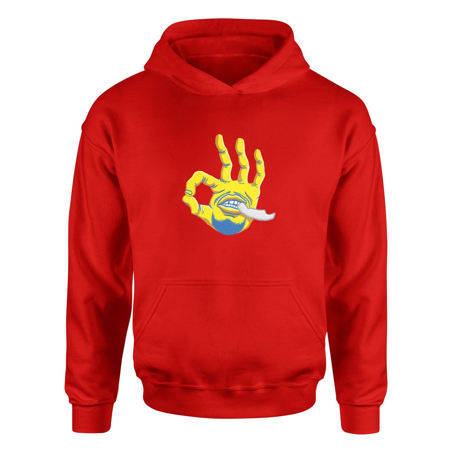 Stephen Curry Hand Hoodie M - Kırmızı