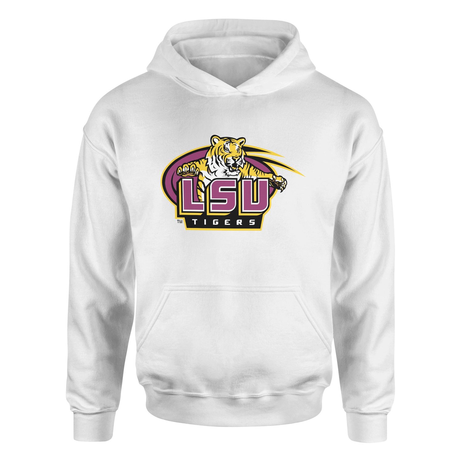LSU Tigers Hoodie L - Beyaz
