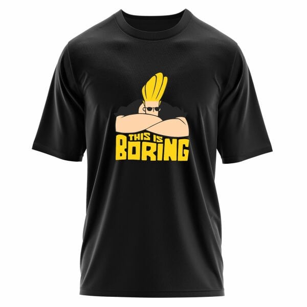 This is Boring | Johnny Bravo Oversize Tişört