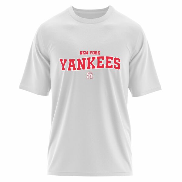 New York YANKEES HL Oversize Tişört S - Beyaz