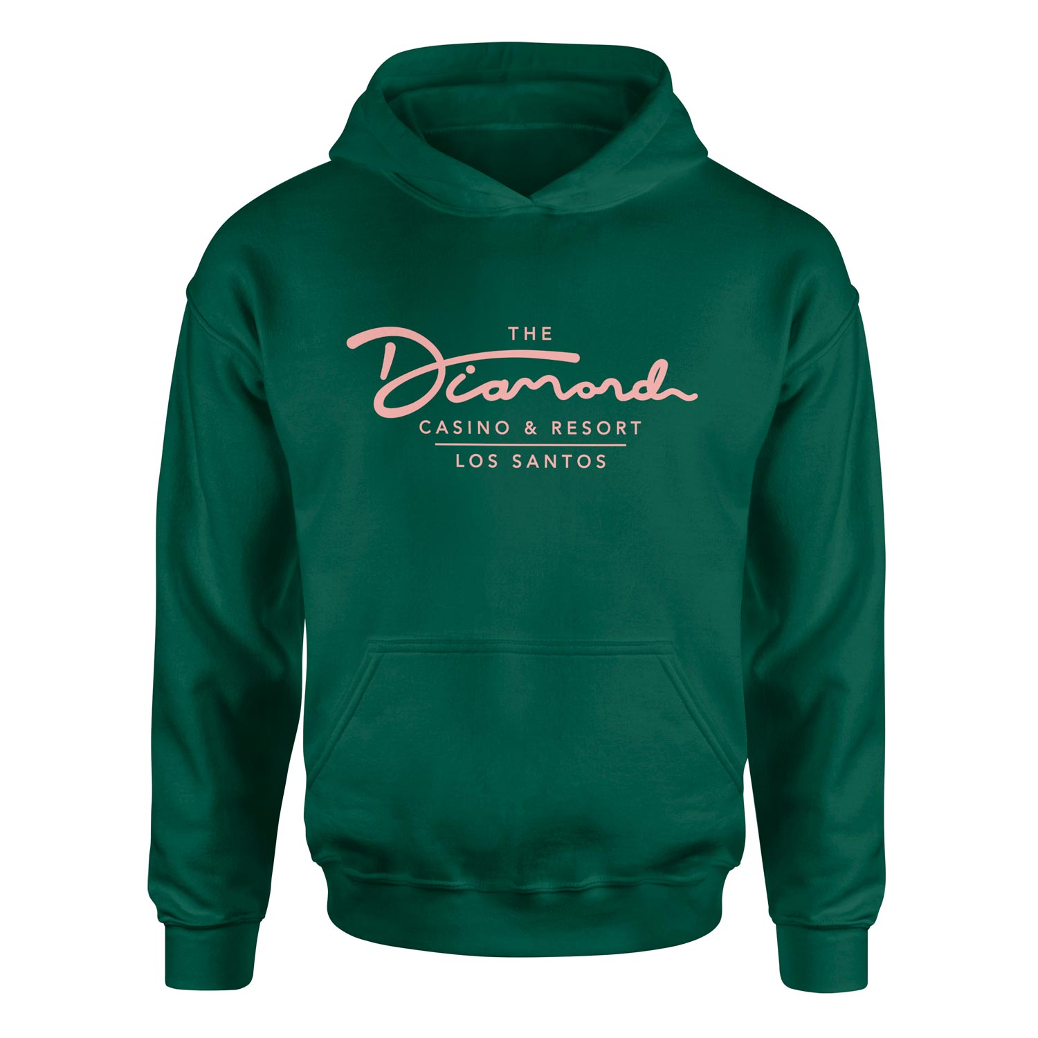 The Diamond Resort Los Santos Hoodie M - Nefti Yeşili