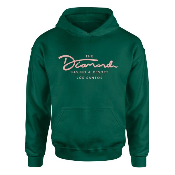 The Diamond Resort Los Santos Hoodie M - Nefti Yeşili
