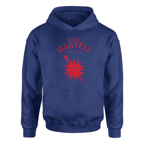 House Martell Hoodie S - İndigo Mavisi
