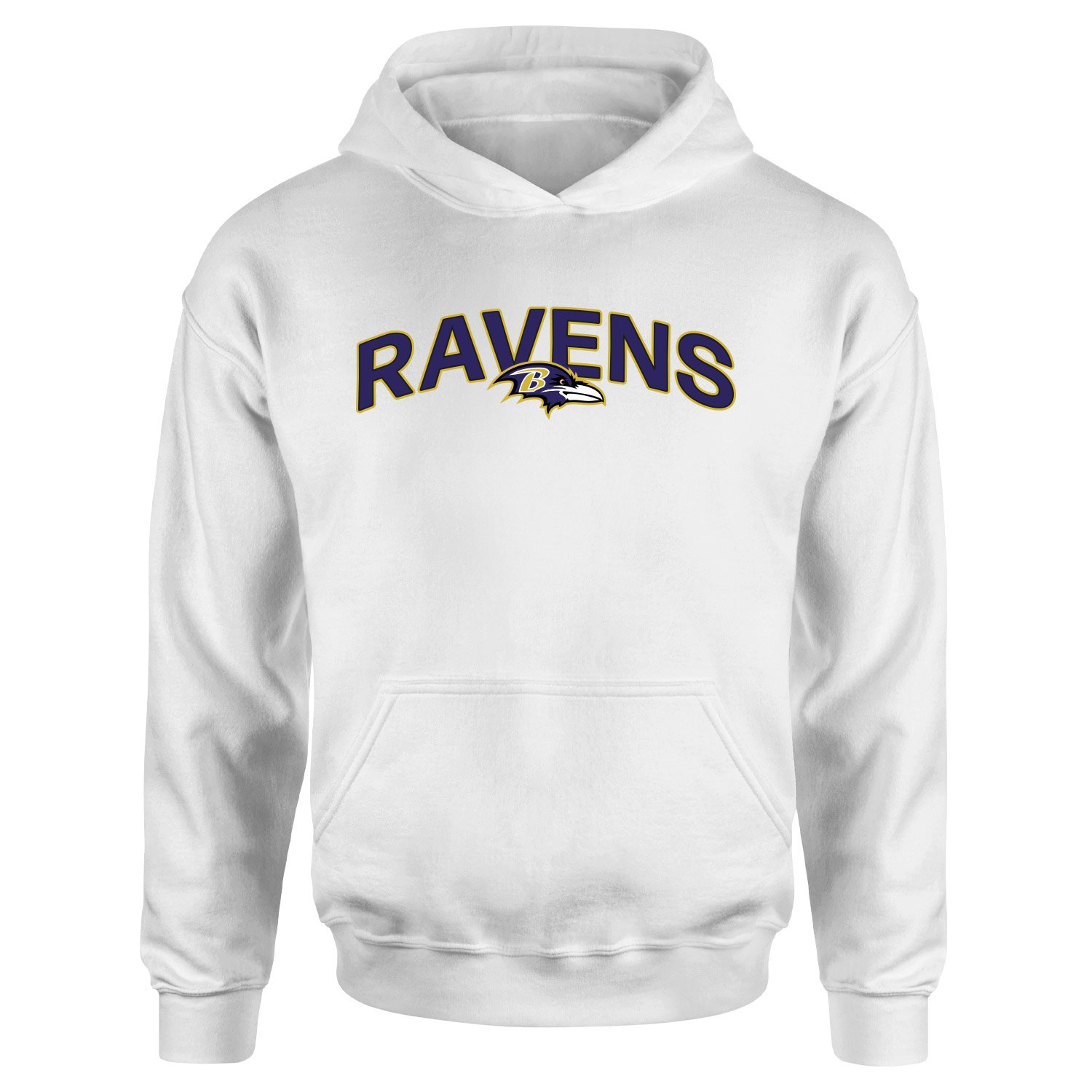 Ravens B Hoodie S - Beyaz