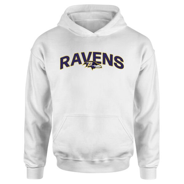 Ravens B Hoodie S - Beyaz
