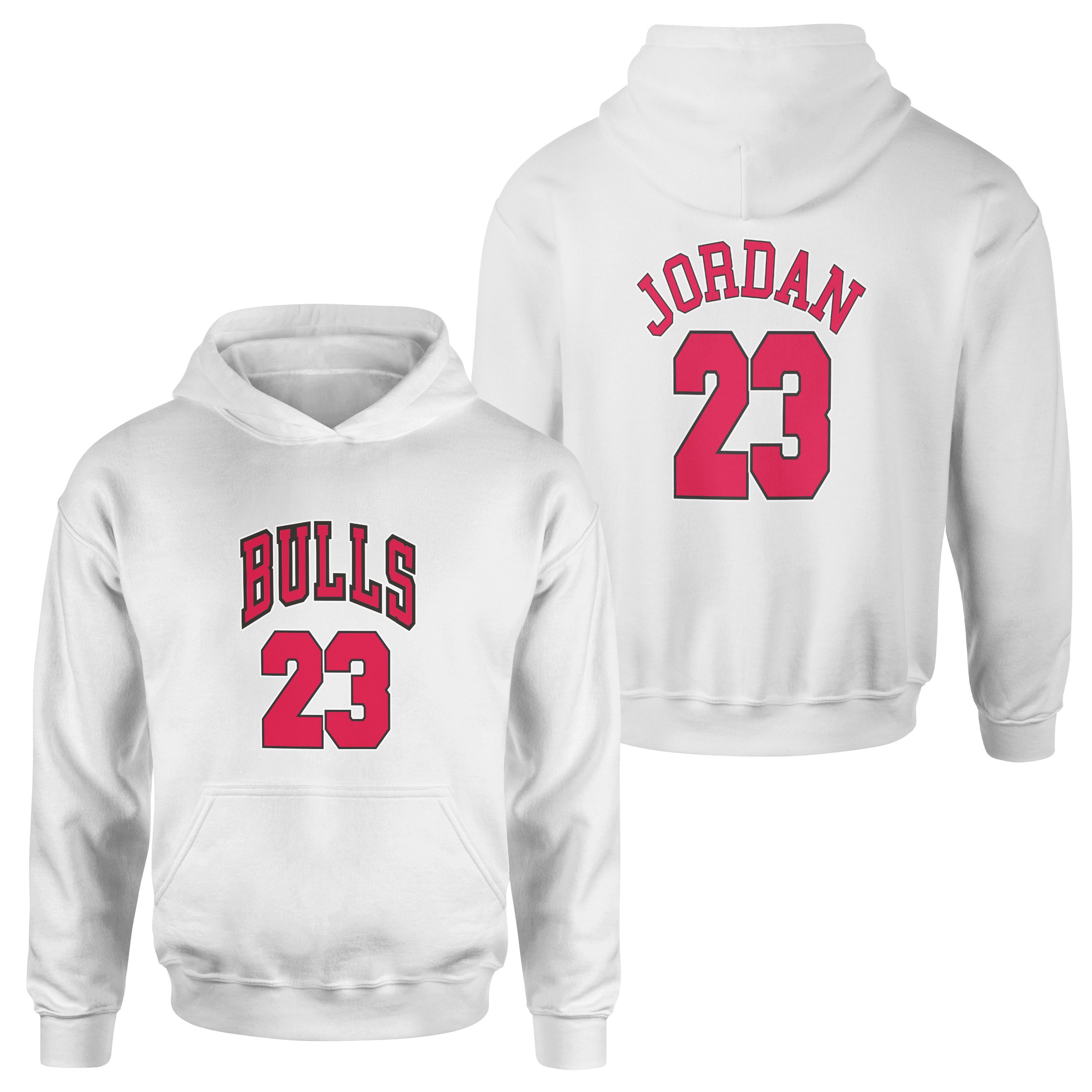 Michael Jordan 23 Forma Hoodie XXL - Beyaz