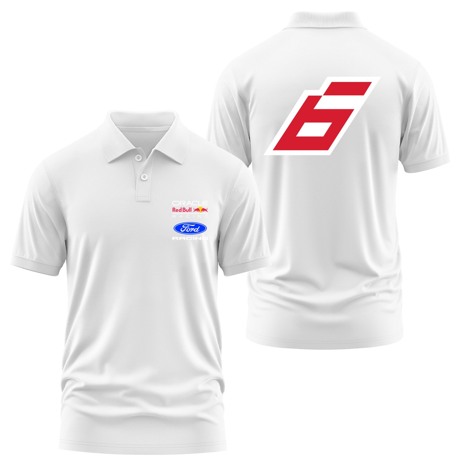 Isack Hadjar Red Bull Jersey Polo Tişört S - Beyaz