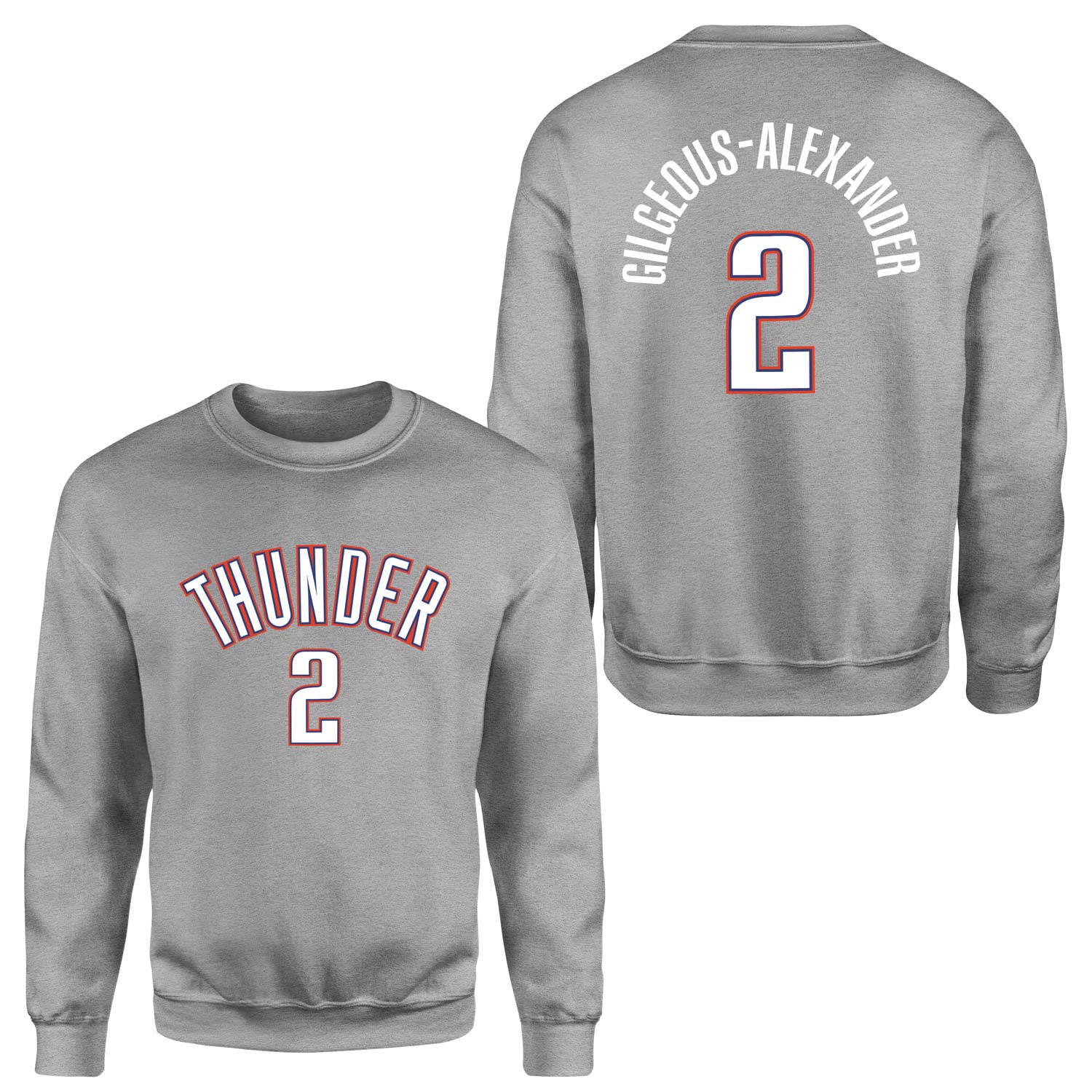 Shai Gilgeous-Alexander Oklahoma Forma Sweatshirt XL - Gri